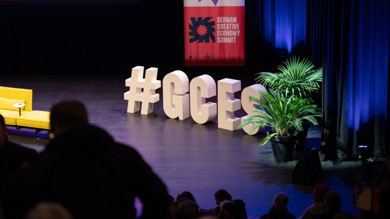 Bühne bei German Creativ Economy Summit
