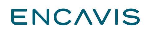 Logo displaying the word "ENCAVIS" in teal uppercase letters on a white background.