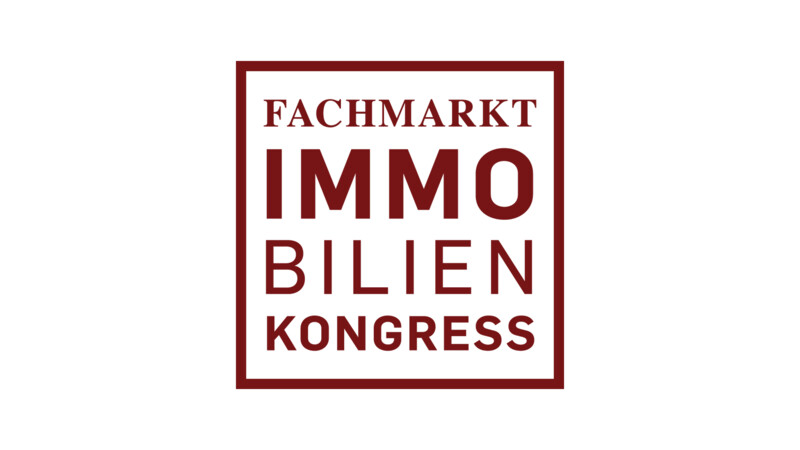 Logo mit Schriftzug "Fachmarkt Immobilien Kongress""