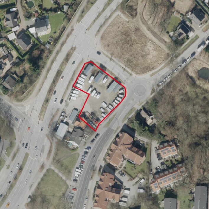 Städtisches Gewerbegrundstück für Gewerbeimmobilien: Luftbild Berner Heerweg (Süd)