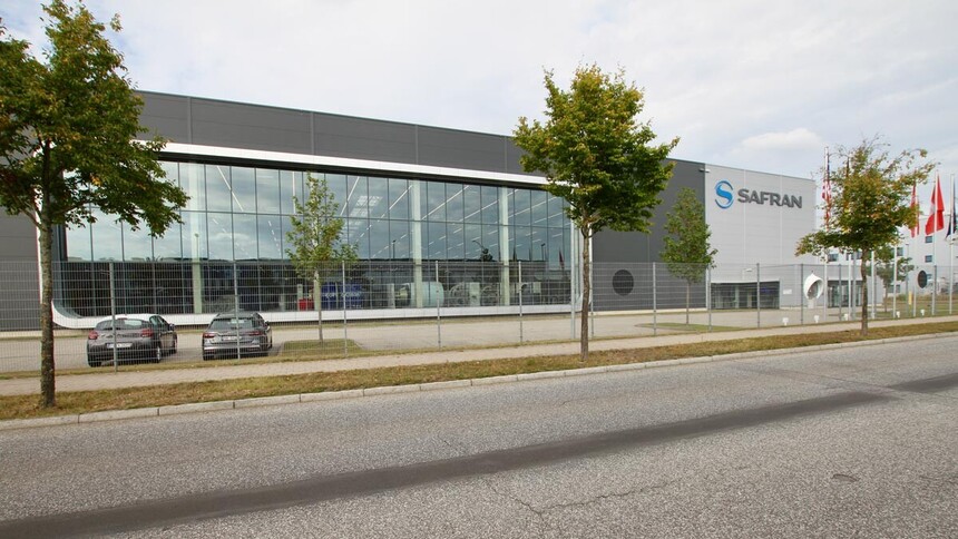 Building of Safran Nacelles in Hausbruch/Bostelbek industrial and commercial area  in Hamburg.