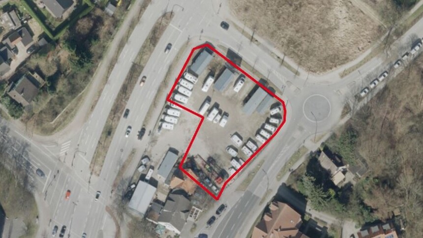 Städtisches Gewerbegrundstück für Gewerbeimmobilien: Berner Heerweg / Friedrich-Ebert-Damm (Süd)