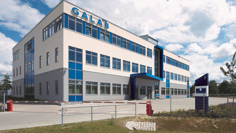 Firmengebäude Galab Laboratories