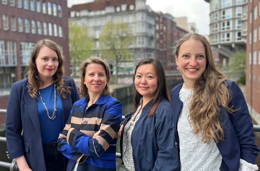 Ansprechpartnerinnen der Startup-Unit Hamburg von Hamburg Invest