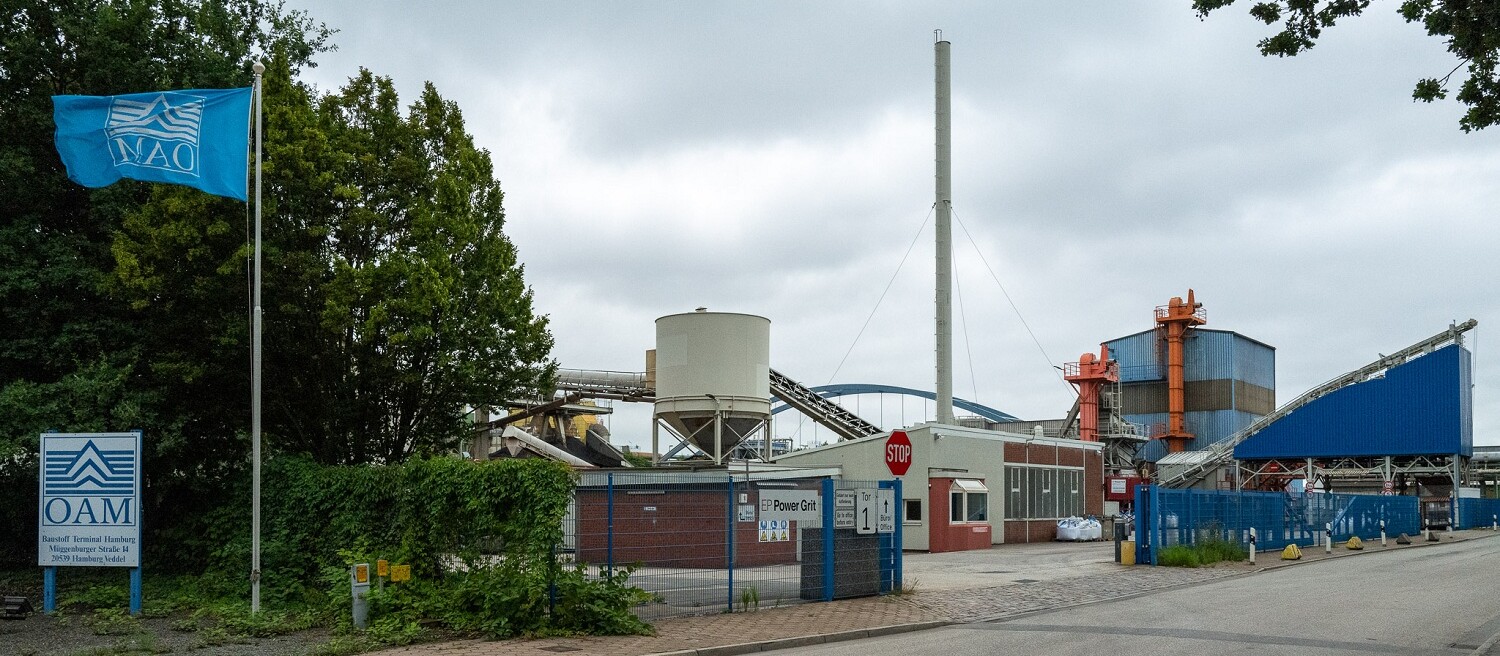 OAM Baustoffe GmbH premises on the Peute 