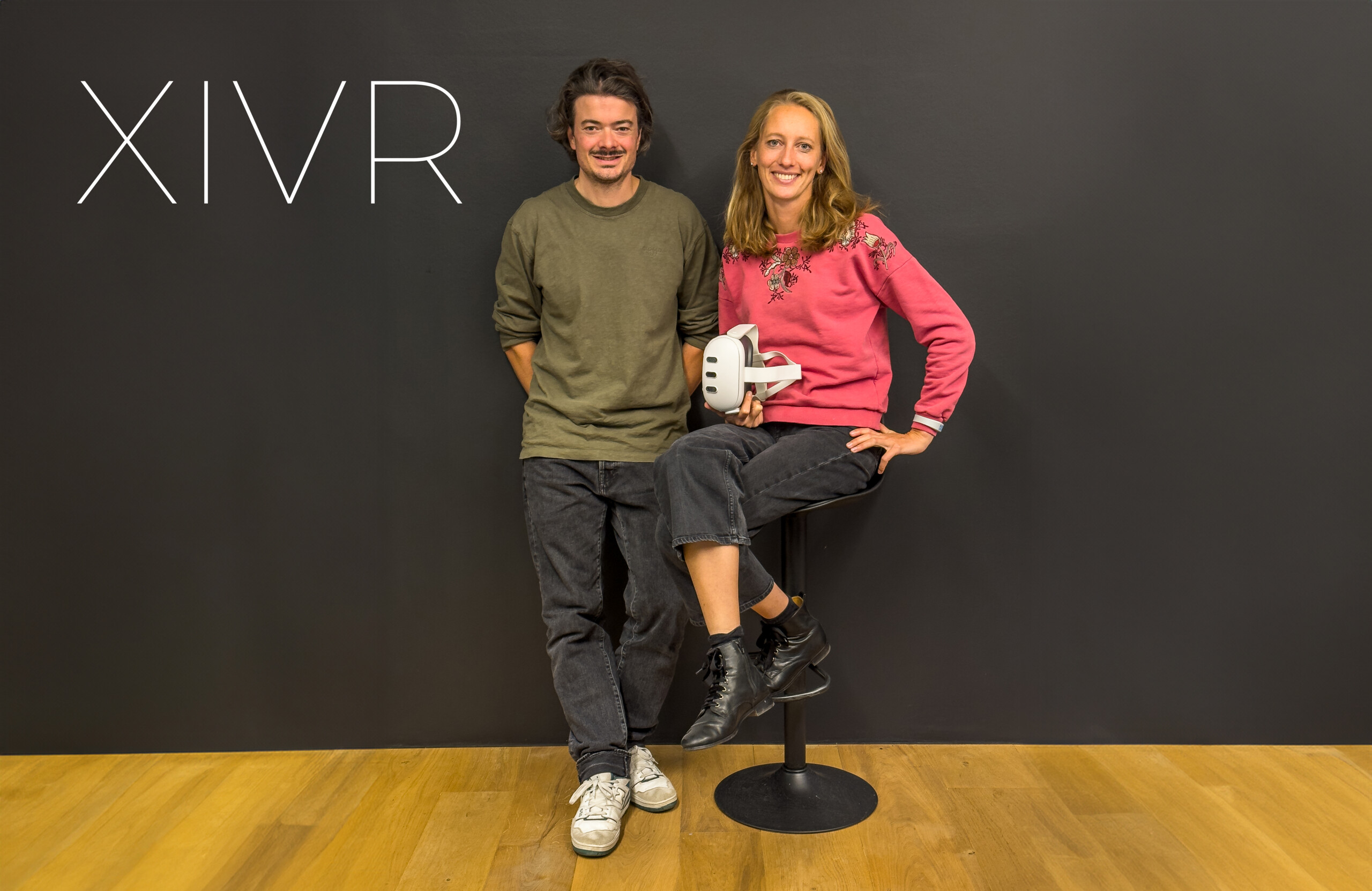 Julius Schröder and Laura Karim, founders of XIVR