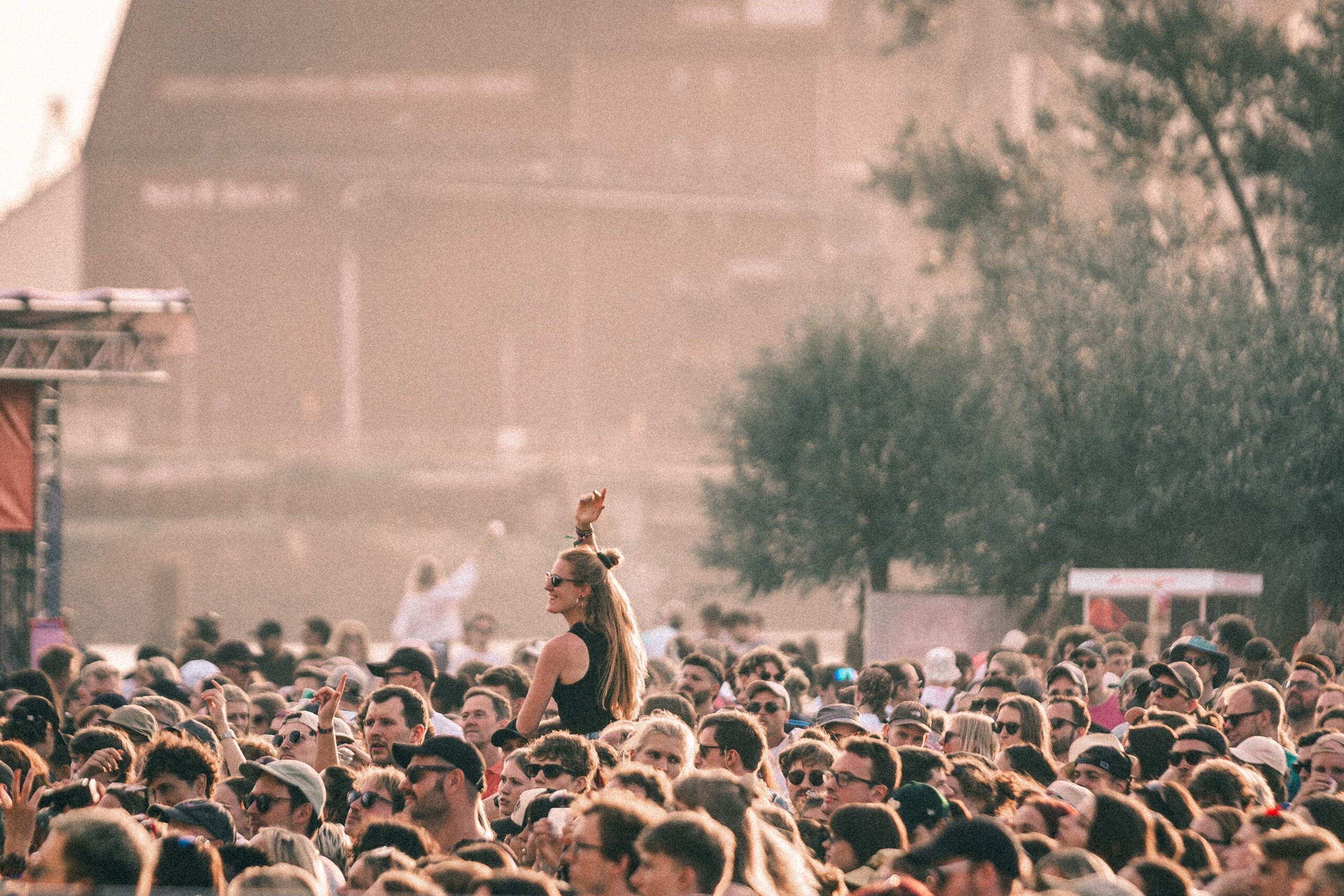 Concertgoers at MS Dockville festival 