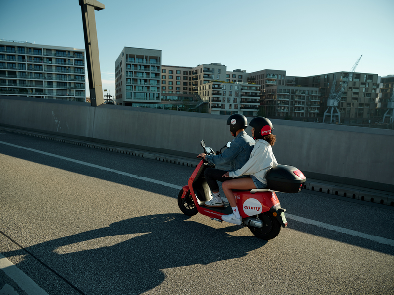 Sharing economy - e-roller in Hafencity