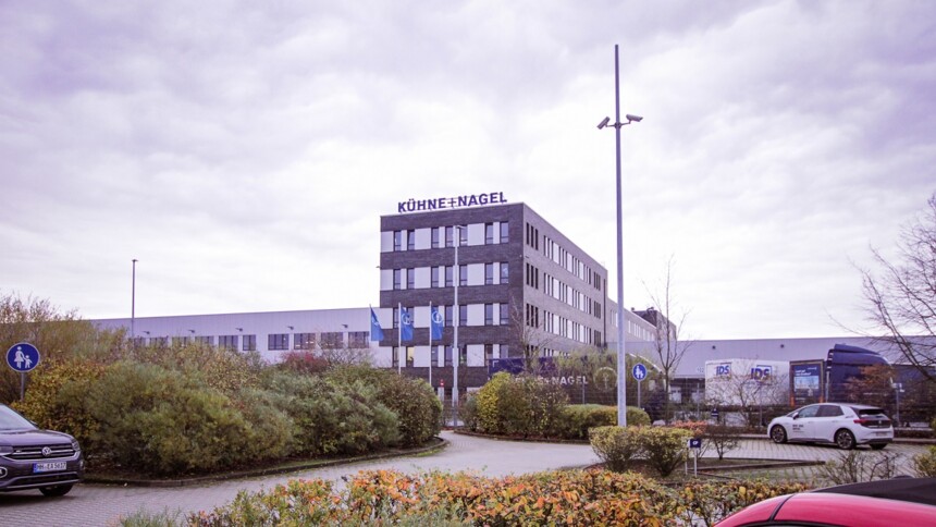 Kuehne and Nagel logistics center in Obergeorgswerder