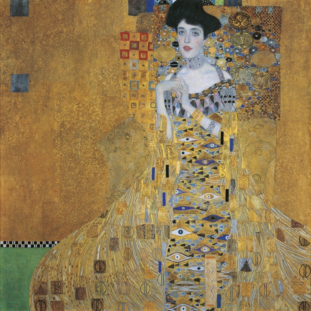 Portrait of Adele Bloch-Bauer or “The Lady in Gold“ by Gustav Klimt