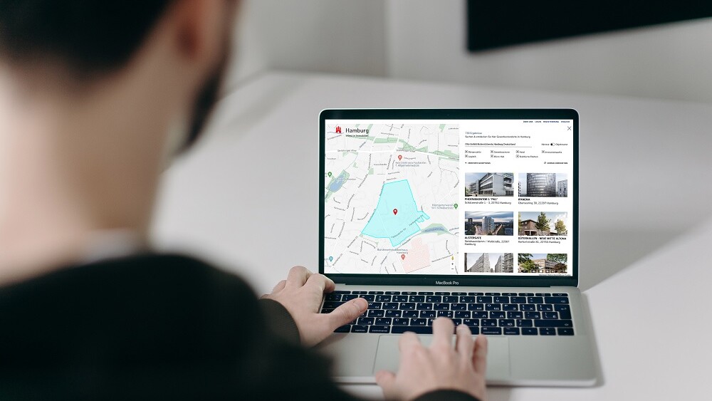 To the interactive map of the most important industrial locations in Hamburg