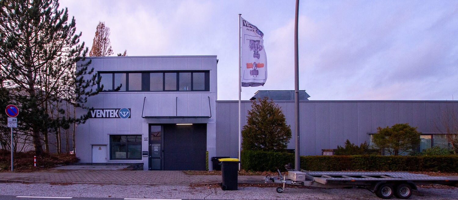 Firmengelände der KROENERT GmbH & Co KG am Standort Gewerbegebiet Bornkampsweg/Ruhrstraße