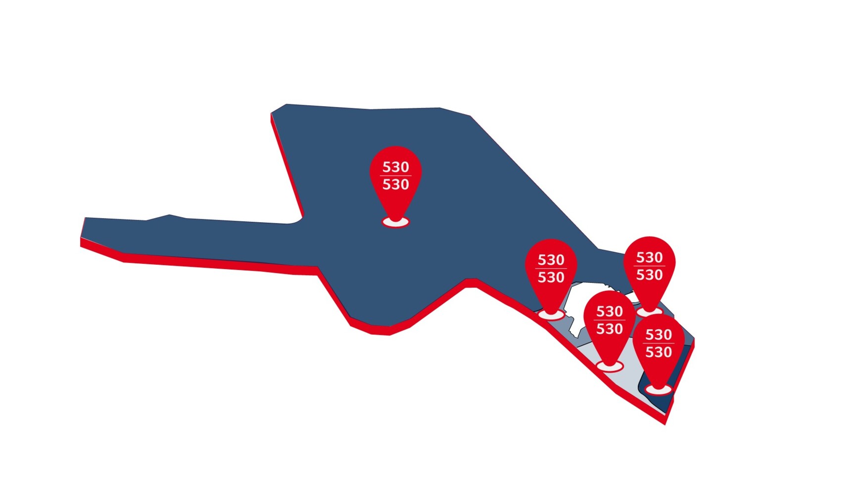 Infografik zu den Bodenrichtwerten des Gewerbestandortes Finkenwerder