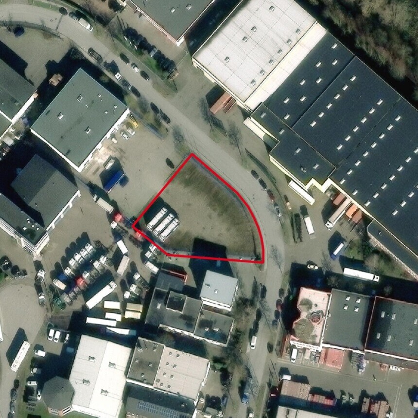 Luftaufnahme städtsiche Gewerbefläche Billwerder Ring 16