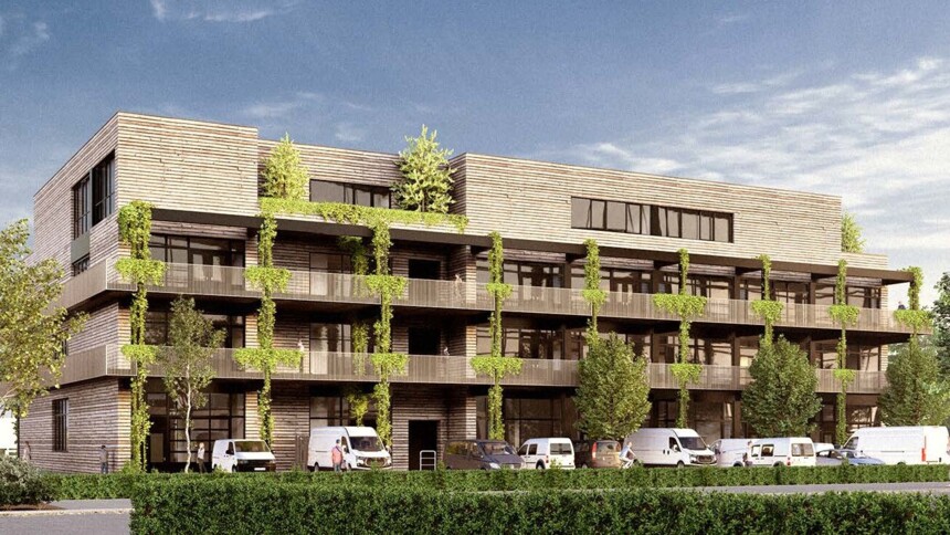 Visualisierung des H15 Handwerksquartiers