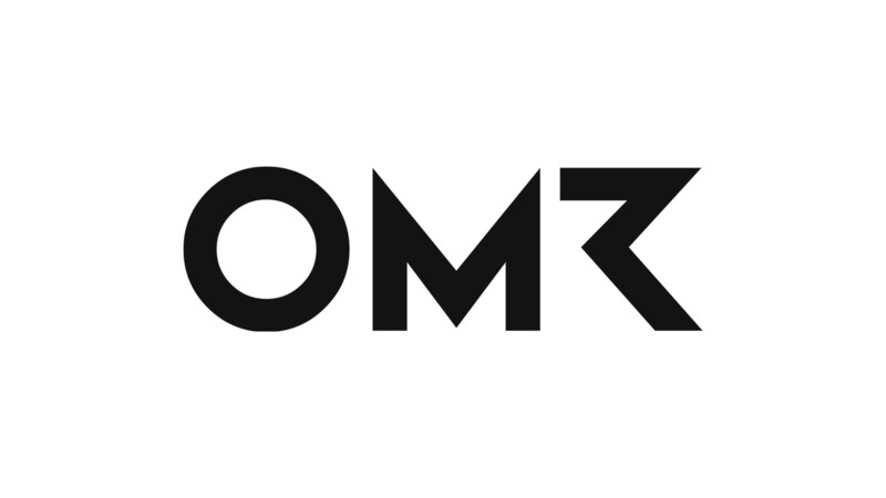 OMR Logo auf weißem Hintergrund
