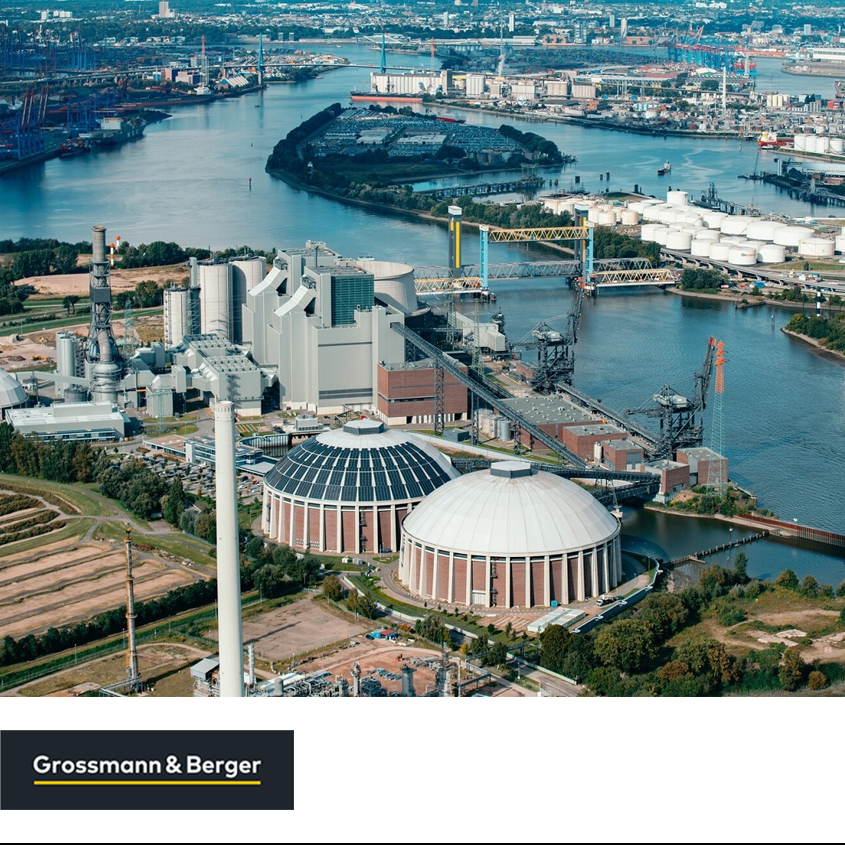 Hamburg industrial port