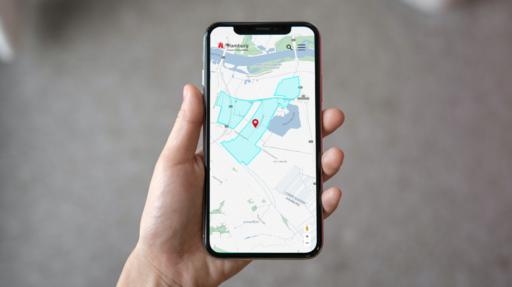 To the interactive map of the most important industrial locations in Hamburg