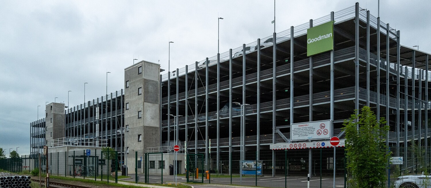 Goodman has created sustainable parking solutions for Amazon at several locations in Germany.