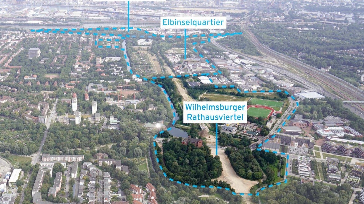 Ausschreibung für Baufeld im Wilhelmsburger Rathausviertel 