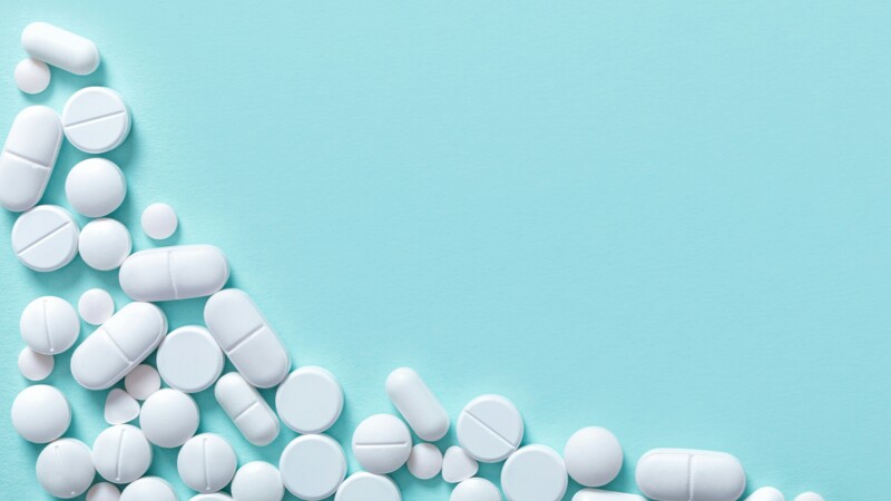 Tabletten in unterschiedlicher Größe