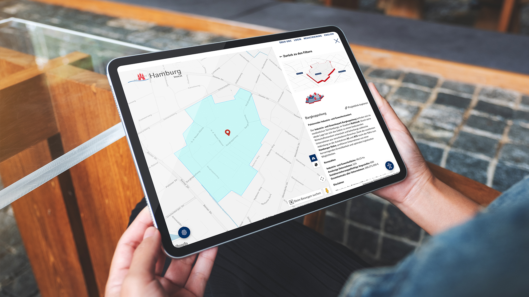 Hier können Sie sich eine interaktive Karte der Industriestandorte ansehen
