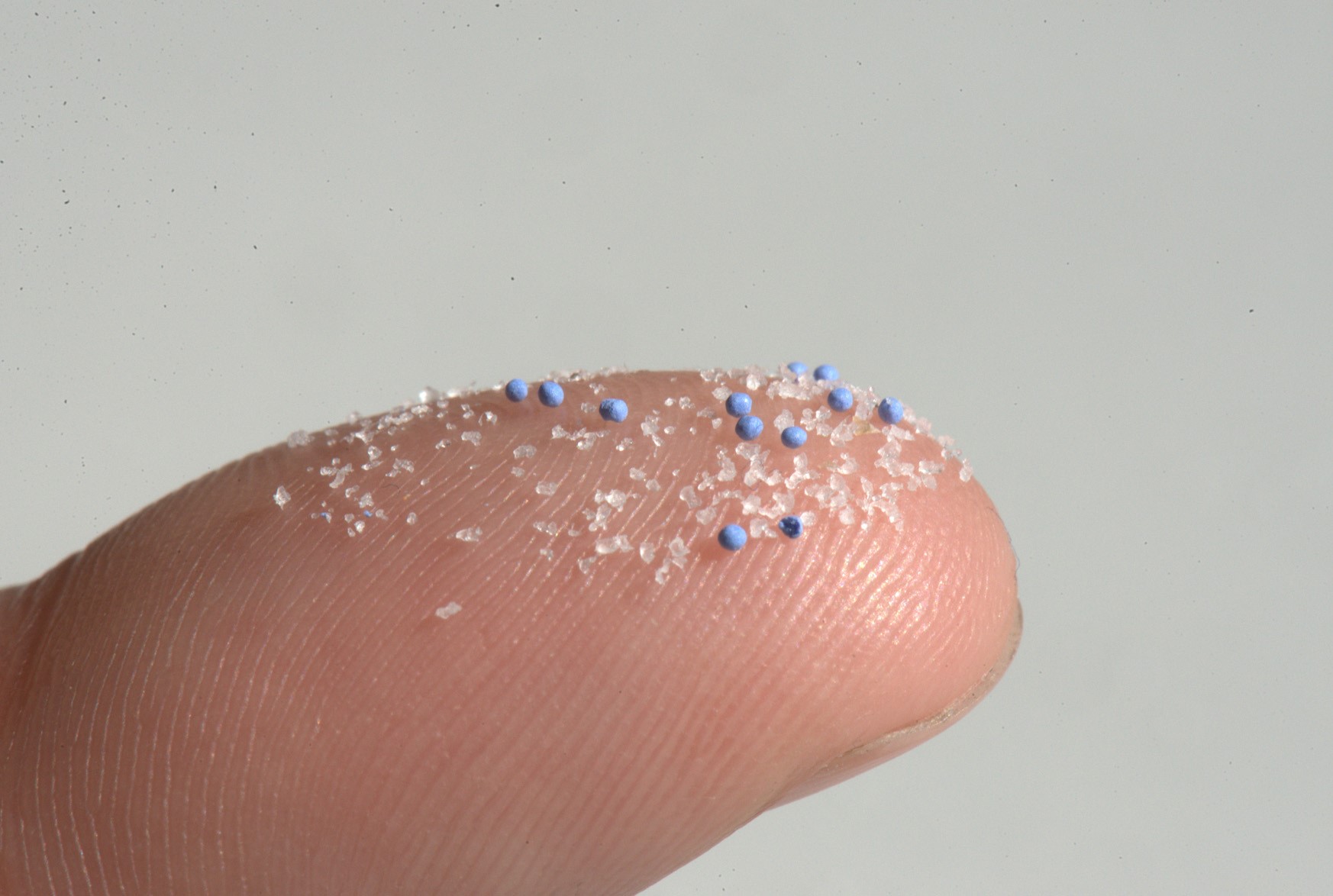 Tiny, but potentially dangerous microplastic particles