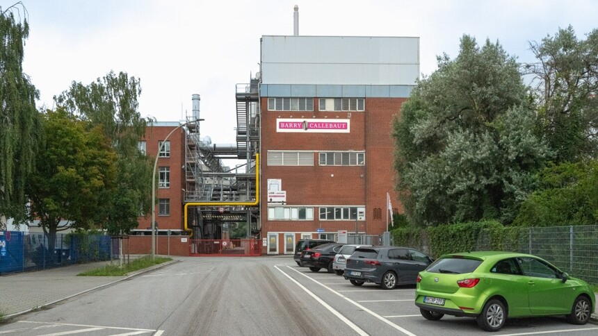 Barry Callebaut Cocoa Germany GmbH factory premises on the Peute