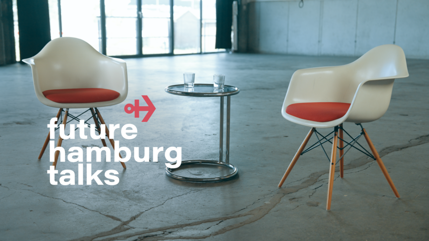 At the Future Hamburg Talks, guests from Hamburg and the metropolitan region answer questions about the future