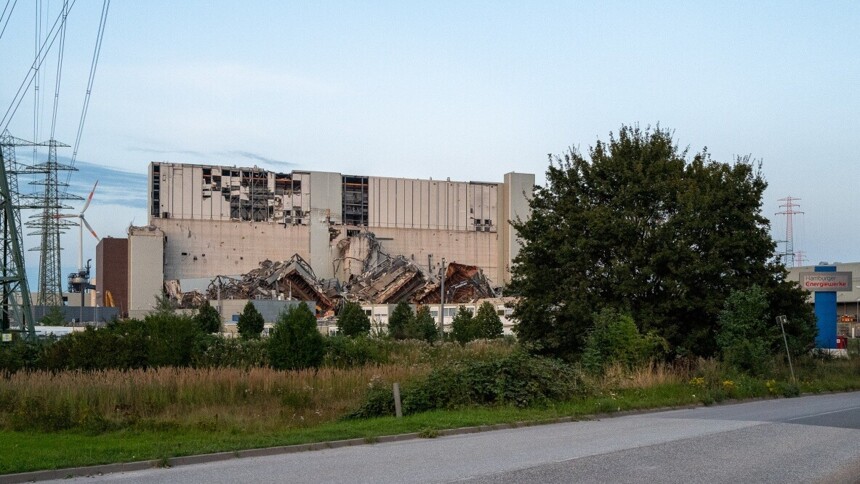 Site of the old Moorburg coal-fired power station