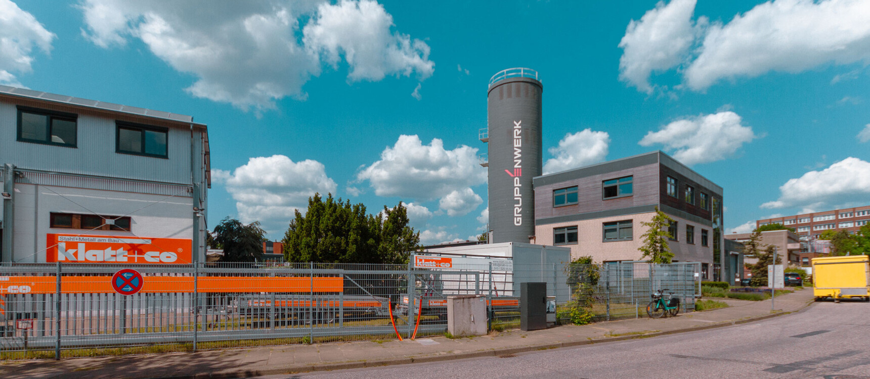 Die Firmen Klatt & co. und Gruppenwerk am Standort südliches Flughafenumfeld