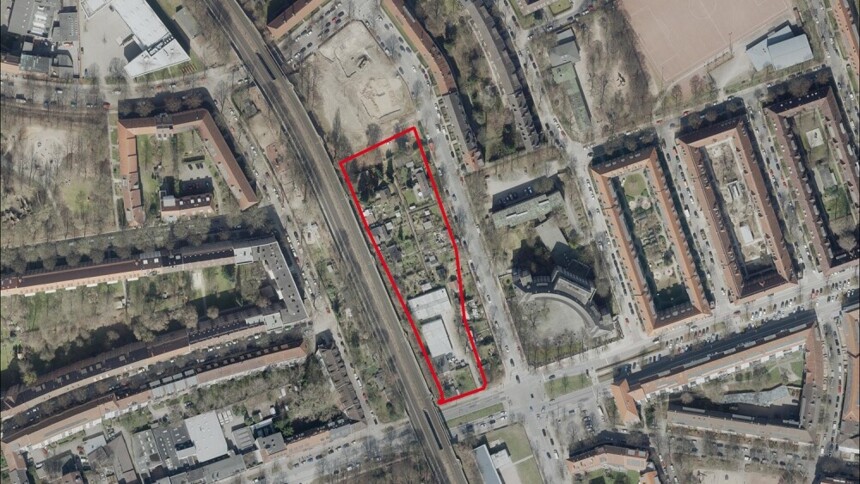 Städtische Gewerbegrundstücke für Gewerbeimmobilien: Luftbild Krausestraße/Nördl. Dehnhaide