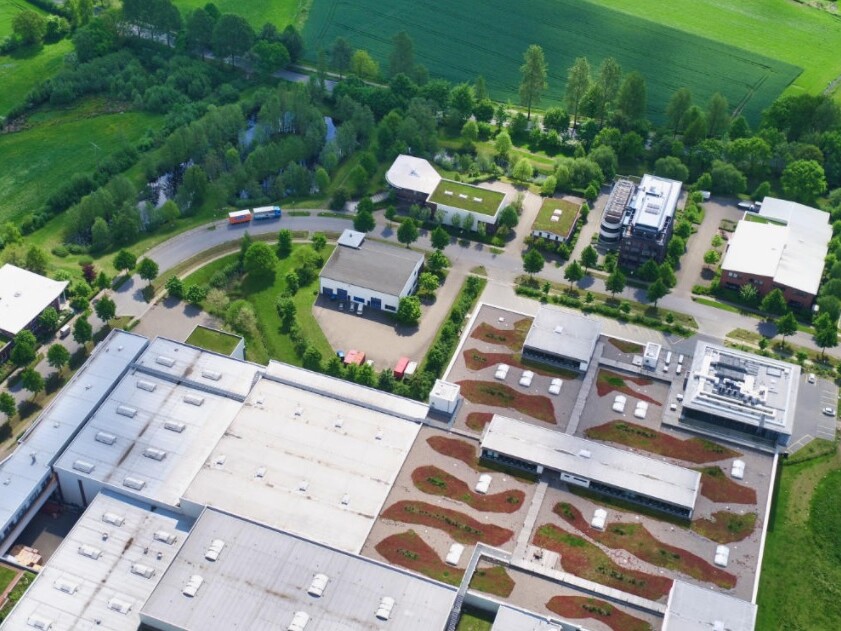 Logistik-Gebäudekomplex des Projektentwicklers JEBENS INDUSTRIEBAU GmbH
