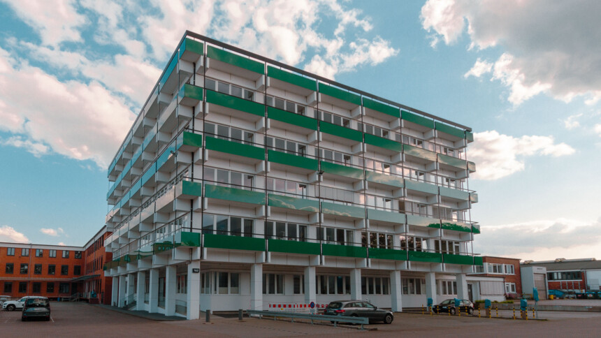 Gebäude des Smurfit Kappa Deutschland Headquarters in Hamburg