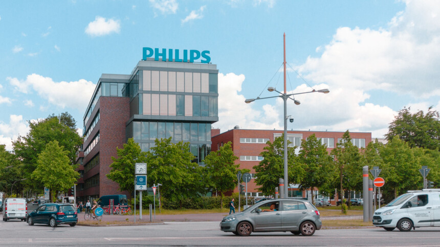 Sitz der Philips GmbH Firmenzentrale in Hamburg.