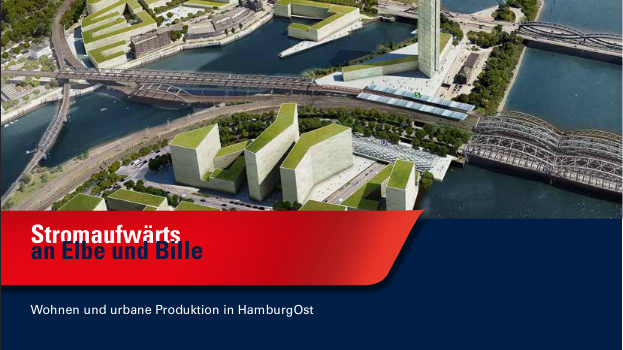Publication „Stromaufwärts an Elbe und Bille – Wohnen und urbane Produktion in HamburgOst“