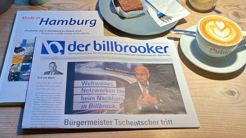 Business newspaper of the business network Billbrookkreis e. V. for companies at the industrial location Billbrook/Rothenburgsort