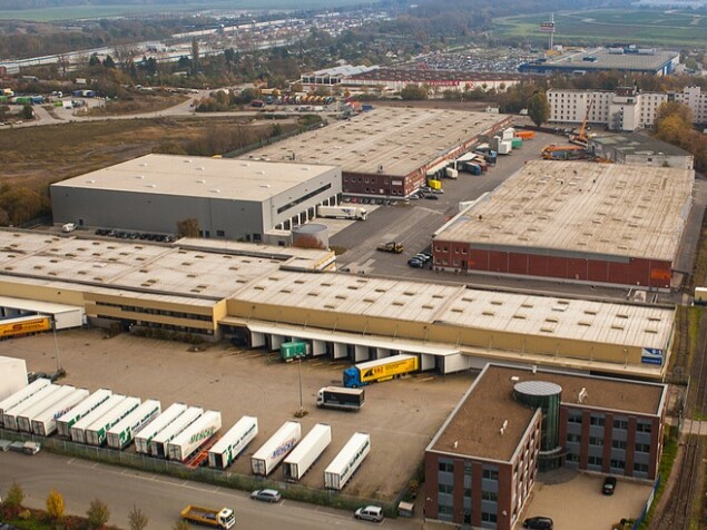 Logistik-Gebäudekomplex des Projektentwicklers Harpen Immobilien GmbH