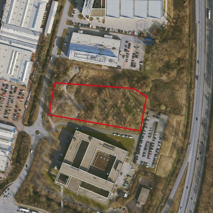 Aerial view municipal commercial property Schlachthofstraße (South)