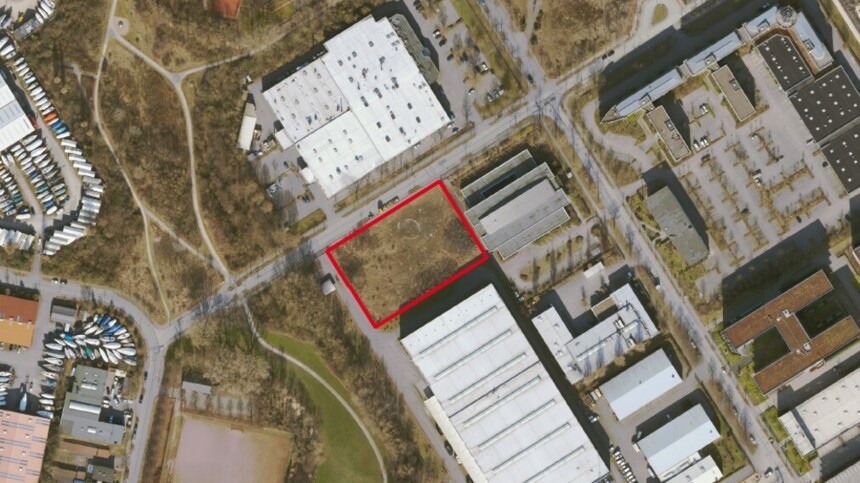 Städtische Gewerbegrundstücke für Gewerbeimmobilien: Luftbild Leegerwall