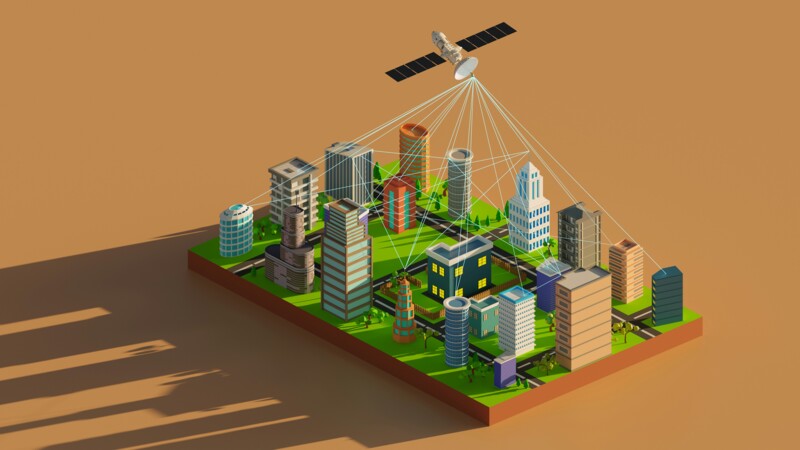 Visual für digitale Stadtplanung
