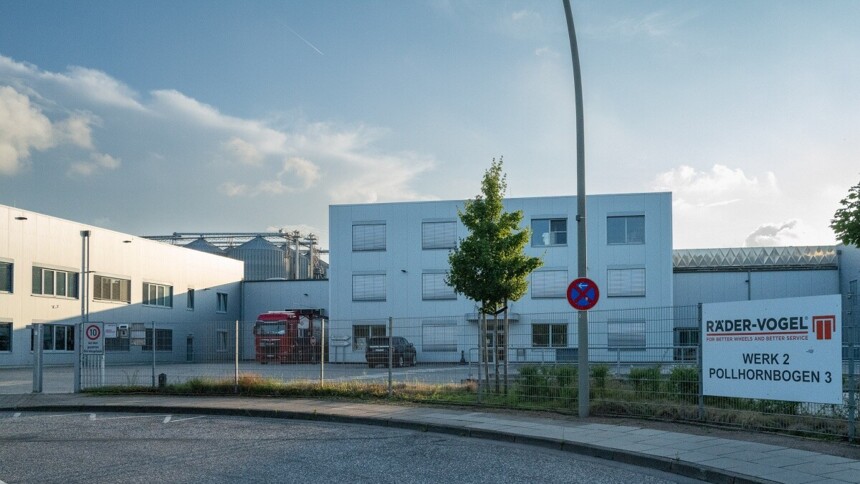 Räder Vogel plant 2 in the industrial area on the eastern edge of the harbour