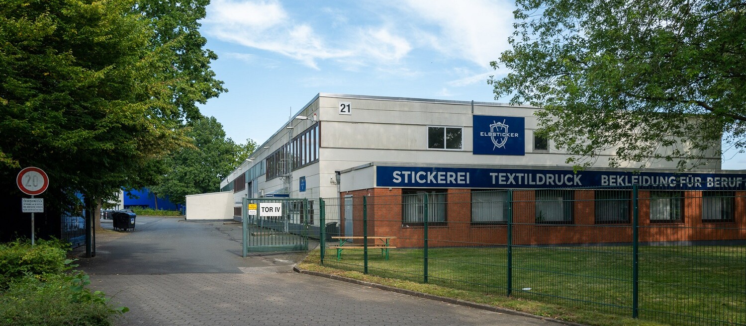 Premises of Elbsticker, a textile embroidery company in Hamburg Rahlstedt